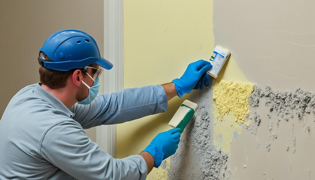 how to remove paint from plastered walls